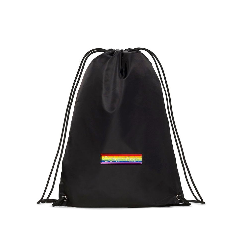 Pride Logo Drawstring Backpack
